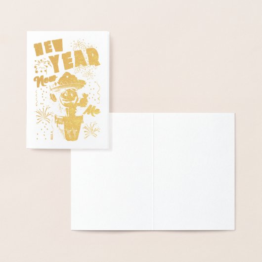 Neujahr Folienkarte (Anzeige)