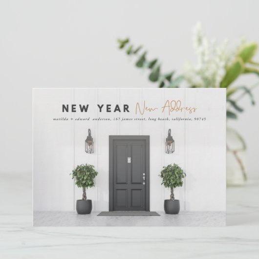 Neujahr: Foto-Feiertag (Stehend Vorderseite)