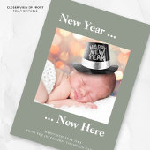 Neujahr Foto Sage Birth Ankündigung