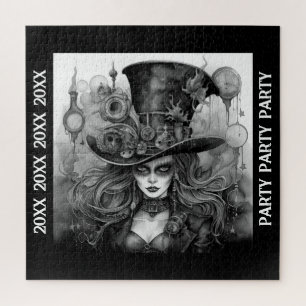 Neujahr Geburtstag Halloween Party Steampunk Puzzle