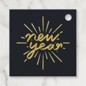 Neujahr Geschenkanhänger (Rückseite)