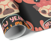 Neujahr Geschenkpapier (Rolleneckpunkt)