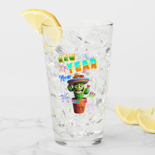 Neujahr Glas (Vorderseite Ice)