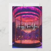 Neujahr: Himmelfahrt: Heißluftballonfestival Feiertagskarte (Vorderseite)