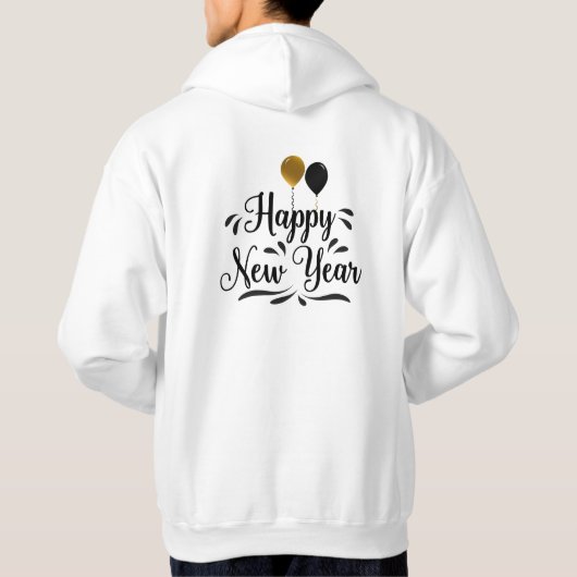 Neujahr Hoodie (Rückseite)