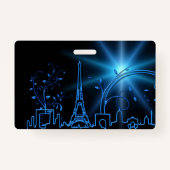 Neujahr in Paris Ausweis (Rückseite)