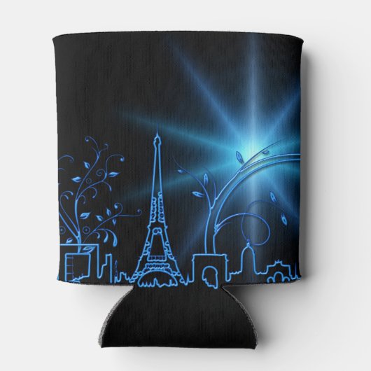 Neujahr in Paris Dosenkühler (Rückseite)