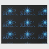 Neujahr in Paris Geschenkpapier (Flach)