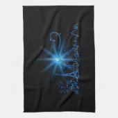 Neujahr in Paris Geschirrtuch (Vertikal)