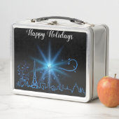 Neujahr in Paris Metall Brotdose (Beispiel)