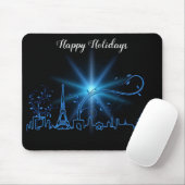 Neujahr in Paris Mousepad (Mit Mouse)