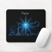 Neujahr in Paris Mousepad (Mit Mouse)