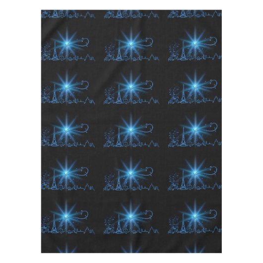 Neujahr in Paris Tischdecke (Vorderseite)