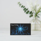 Neujahr in Paris Visitenkarte (Stehend Vorderseite)