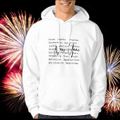 Neujahr Inspiration Gefühls Unisex Hoodie