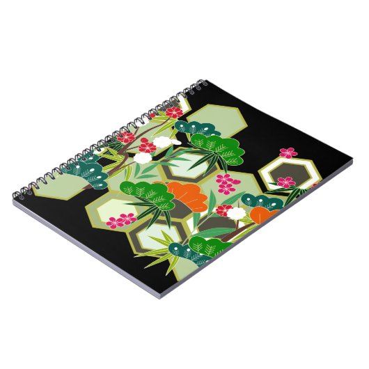 Neujahr Japan Stil Notizblock (Linke Seite)