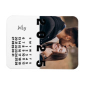 Neujahr Juli 2025 Foto der Kalenderfamilie Magnet (Horizontal)