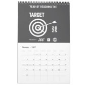 Neujahr Kalender (Feb 2027)