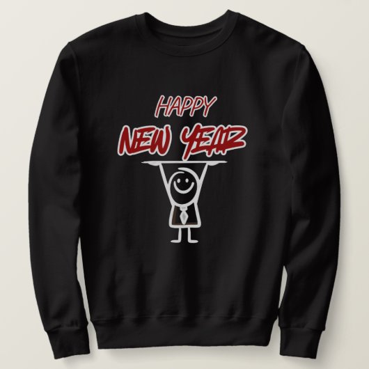 NEUJAHR Kapuzenpullover trendy stilvoll modern 202 Sweatshirt (Design vorne)