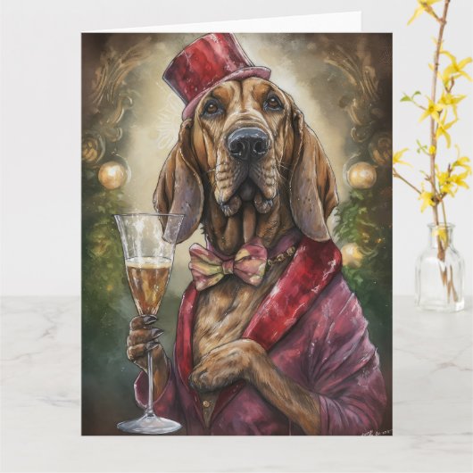 Neujahr Karte (Gelbe Blume)