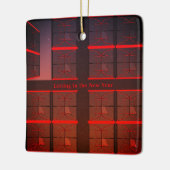 Neujahr Keramikornament (Links)