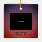 Neujahr Keramikornament (Rückseite)