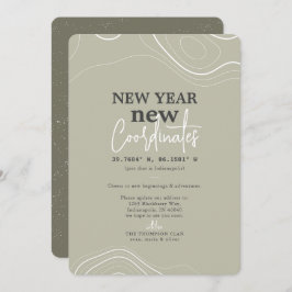 Neujahr koordiniert Ankündigung über den Umzug von