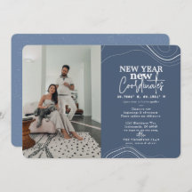 Neujahr koordiniert Ankündigung von Pic Blue Movin