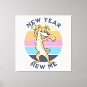 Neujahr Leinwanddruck (Vorderseite)