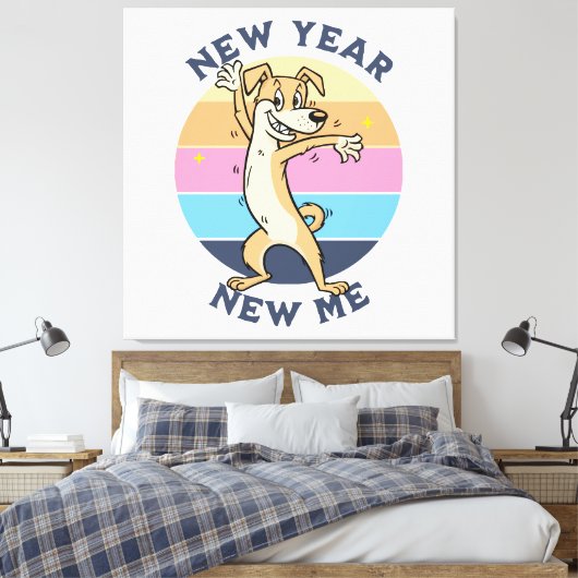 Neujahr Leinwanddruck (Insitu (Schlafzimmer))