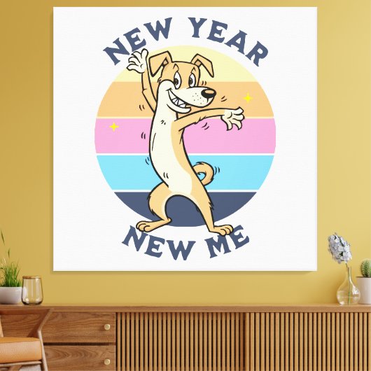 Neujahr Leinwanddruck (Insitu (Wohnzimmer))