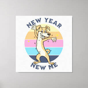 Neujahr Leinwanddruck