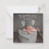 Neujahr Liebe Urlaub Geburtstag Ankündigung Foto (Vorderseite)