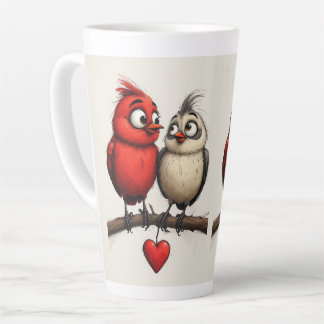 Neujahr, Liebe, Vögel Milchtasse