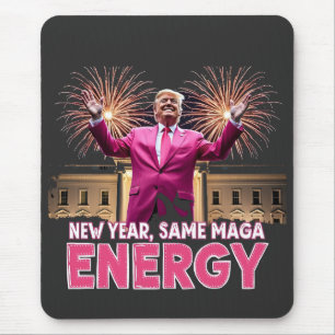 Neujahr MAGA Energy Trump Einweihung Mousepad