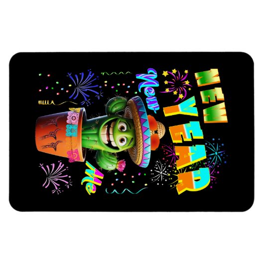 Neujahr Magnet (Horizontal)