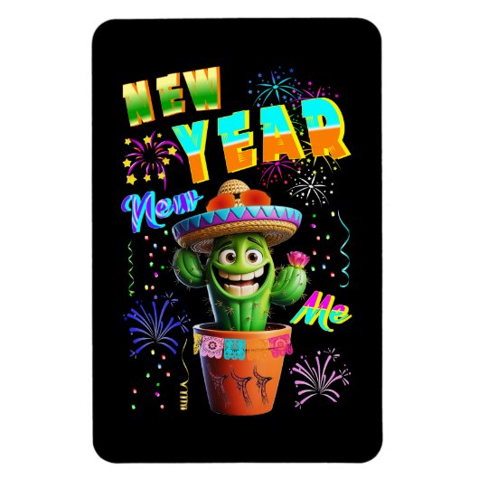 Neujahr Magnet (Vertikal)