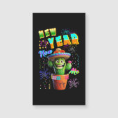 Neujahr Magnetkarte (Vorderseite)