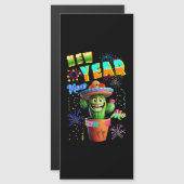 Neujahr Magnetkarte (Vorne/Hinten)