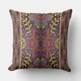 Neujahr Mandala Blume Pillow Kissen