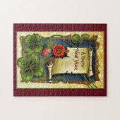 Neujahr mit Closed Puzzle (Horizontal)