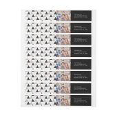 Neujahr Mod Geometrische Dreiecke Foto Urlaub (Bogen)