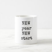 Neujahr, Neuanfang, Kaffeemarke Tasse (Mittel)