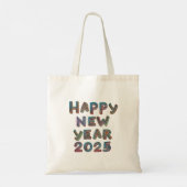 "Neujahr, Neubeginn 2025" Tragetasche (Rückseite)