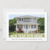 Neujahr Neue Zuhause Moderne 2-Foto-Ferienwohnung Ankündigung (Vorderseite)