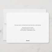 Neujahr Neuer Zuhause Feiertag Feiertagskarte (Rückseite)