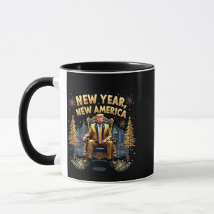 Neujahr New America Proud Maga Trump Einweihung Tasse