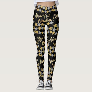 Neujahr New Me, Happy New Year 2024 Stilvoll Schwa Leggings