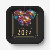 Neujahr Pappteller (Vorderseite)