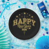 Neujahr Pappteller (Party)